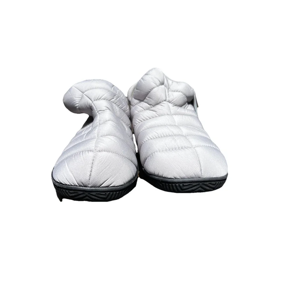 RockDove Men's Alpinz Puffer Bootie Slipper Gray Quilted Memory Foam NWT Size 10